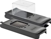 Krajacz, szatkownica Alligator z tworzywa z dodatkową nakładką, frytki 