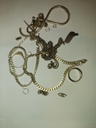 Srebrne łańcuszki,pierscionki i inne 55g