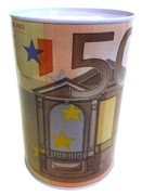 Skarbonka metalowa PUSZKA 50 EURO