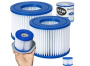 2 x Filtr do Basenu Jacuzzi Lay-Z-SPA Wkłady Filtrujące Bestway 60311