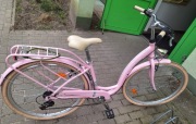 Rower miejski Legrand rama 17 cali koło 28 " róż