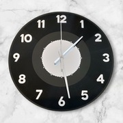 Zegar ścienny z płyty winylowej fi 30cm