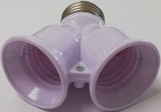 adapter rozdzielacz e27 na 2xe27