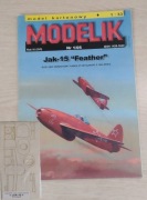 Jak-15 "Feather" + el. wycinane laserowo, 1:33,