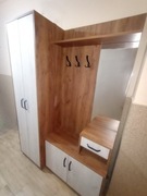 Garderoba szafa lustro wieszak szafka na buty przedpokój