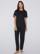 INTIMISSIMI TEZENIS piżama damska z bawełny z krótkim rękawem w kropki M 38