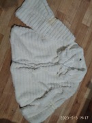 Bolerko płaszczyk narzutka komunijna weselna s, 