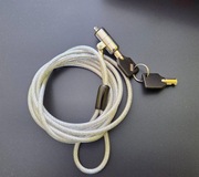 linka zabezpieczająca laptop Blokada do laptopów z kluczem