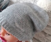 Czapka zimowa z cyrkoniami 1-2lata