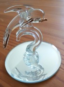 SZKŁO; LUSTRO; DELFIN ZŁOCONY