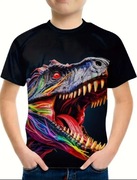 T-shirt bluzka mega aplikacją Dinozaur