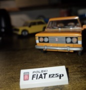 Fiat 125p Cobi klocki kompletne, kompatybilne z Lego 
