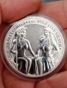 Allegories Austria & Germania 1oz uncja-srebrna moneta 
