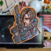 Naklejka Resident Evil – Leon S. Kennedy (Inspirowana RE9 / Requiem)
