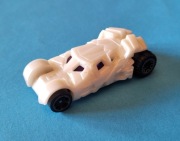 HOT WHEELS BATMAN WHITE