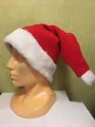 Czapka św.Mikołaja z polaru i pluszu Aster