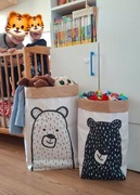 DUŻY XL Eko worek na zabawki torba pojemnik do przechowywania