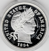 USA 10 centów 1894 r S 