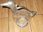 Karafka do wina krysztal + plater-stara