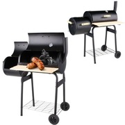 GRILL OGRODOWY WĘGLOWY WĘDZARNIA DUŻY 60CM