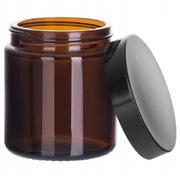 Zestaw 50 “bursztynowych” słoików szklanych do świec, 120 ml