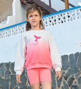 Cool Club, Bluza dziewczęca, biało-różowa r110