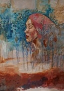 Obraz pt. "Nie zgasnę" 40/50 płótno Rozalia Stańczyk 