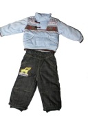 Komplet bluza plus spodnie 0/6 m-ca ocieplany.