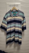 Koszulka Polo Maine r. 4XL pasy NOWA