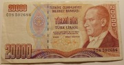 Banknot - lir turecki 