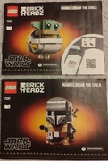 Lego instrukcja do LEGO BRICK HEADZ 75317