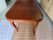 Duży stół drewniany 178cm x 90 cm ładny solidny ciężki rozkładany 