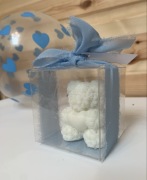 świeczka miś Podziękowanie dla gości na chrzest, wesele, wieczór panieński