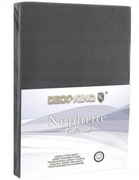 Prześcieradło z gumką 220x240 grafitowe