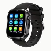 OKYUK Smartwatch 4G dla dzieci Gps WiFi Czarny T45