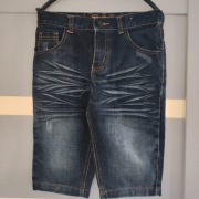 M&S krótkie jeansowe spodenki dla chłopca 134