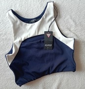 Top Guess rozmiar S niebieski, śmietanka 