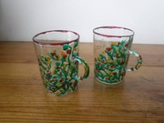 2 piękne szklanki ręcznie malowane ZOBACZ 