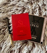 Armani Si, YSL Black Opium, Lancome kredka - zestaw