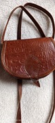 Mała skórzana torebka vintage 