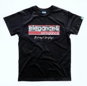 T-SHIRT ELEGANCE LOGO BOX AWAYDAYS TRAIN BLCK