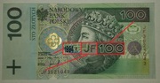 Rzadka Seria JF 1994, 100 zł / PLN