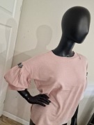 Bluzka swetrowa Sweterek wiosenny rękaw 3/4 M/L  musztarda bawełna kaszmir 