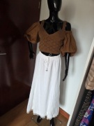 Długa lniana spódnica Marella xs s