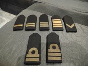 Pagony, oznaczenia stopni, naramienniki MW, Marynarka Wojenna, nowe