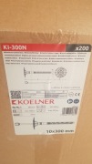 Łączniki izolacji Koelner 10 x 300, 200 szt.