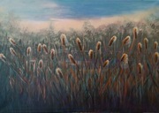 Szepty  akryl 100x70   (OKAZJA )