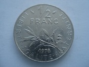 Francja 1/2 franka 1978