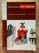 PAN TADEUSZ - Adam Mickiewicz LEKTURA z OPRACOWANIEM KSIĄŻKA GREG