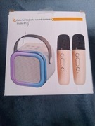 Karaoke dla dzieci Głośnik+ 2 mikrofony bezprzewodowe 